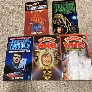 Dr Who Target and Pinnacle Books Lot